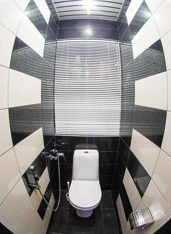 Плитка В Туалет Черно Белая