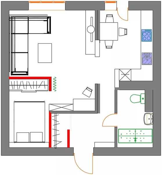 Интерьер однокомнатной квартиры (150 фото): идеи для студии площадью 18 кв. м, новинки 2021 и современные тенденции, актуальные стили и примеры их реализации