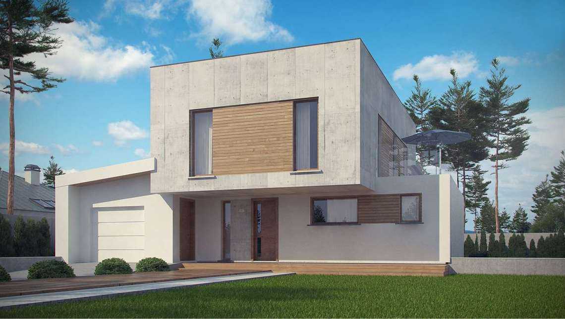 Проект одноэтажного дома в стиле хай тек и план небольшого дома