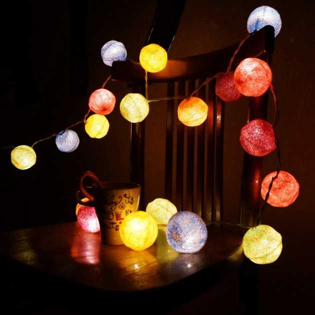 Тайские фонарики (35 фото): как сделать гирлянду из хлопковых шаров своими руками? ремонт китайских фонариков
