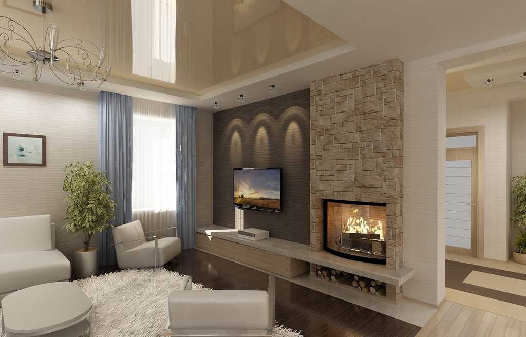 Дизайн гостиной с камином в частном доме (67 фото): интерьер каминного зала в деревянном загородном доме