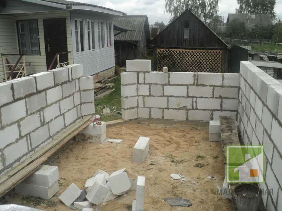 Строим дом из пенобетона своими руками + варианты проектов