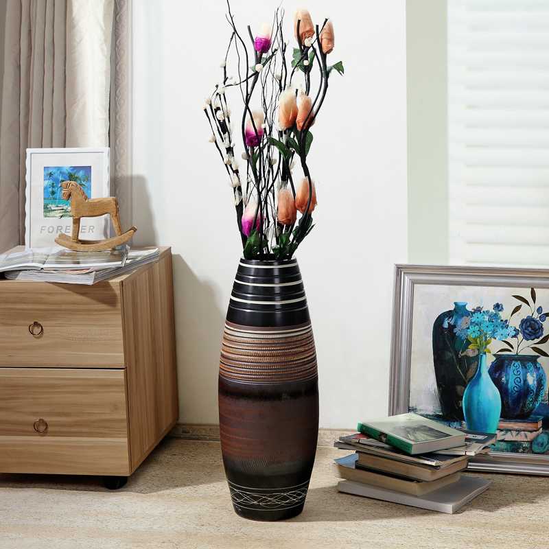 Декоративные напольные вазы в интерьере: 100+ лучших фото и идей