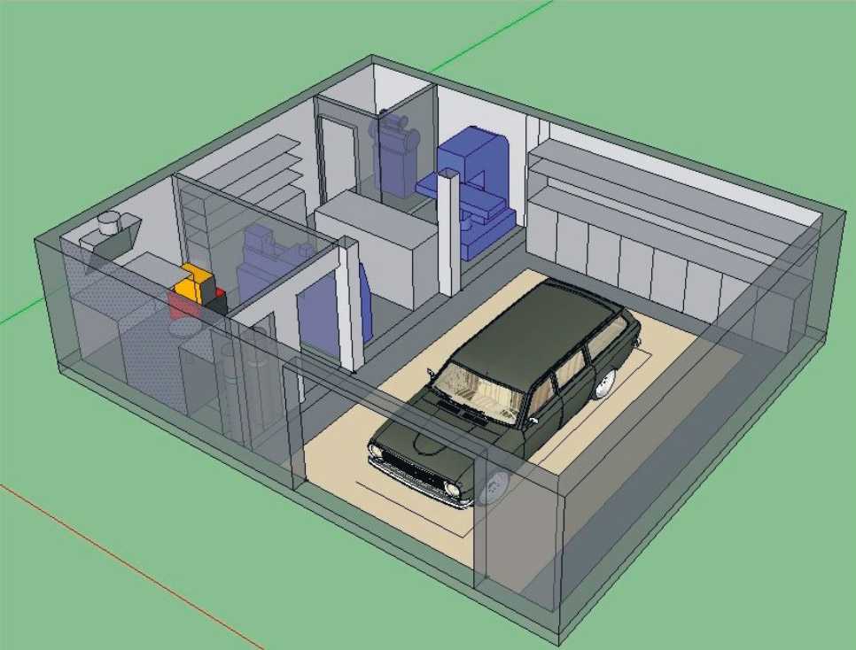 Особенности планировки дома с гаражом на одну и две машины