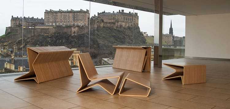 Стол со стеллажом: угловые модели с откидным и выдвижным встроенным столом в стиле техно, особенности выбора