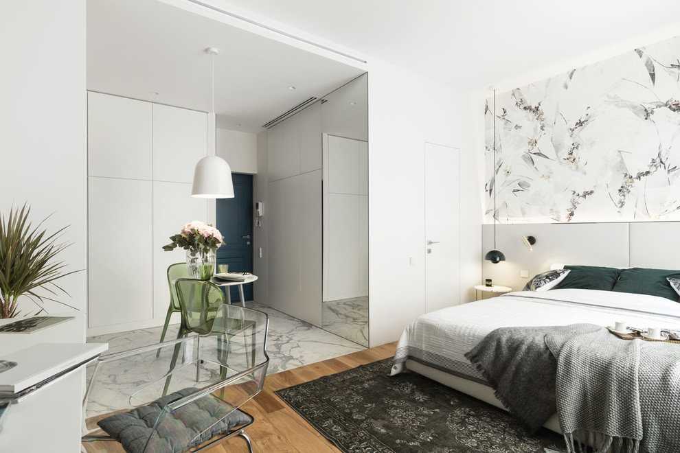 Дизайн студии 17 кв. м (34 фото): планировка и интерьер квартиры - кухня-гостиная