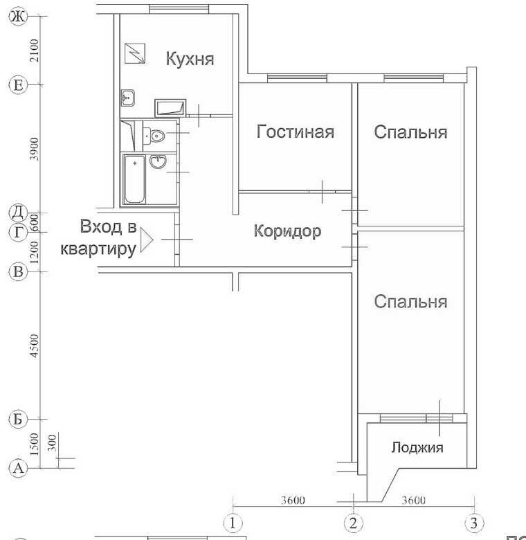 Размер хрущевки 2 комнатной. квартиры традиционной планировки: «улучшенки», «хрущевки» и «малогабаритки» | ремонт как искусство