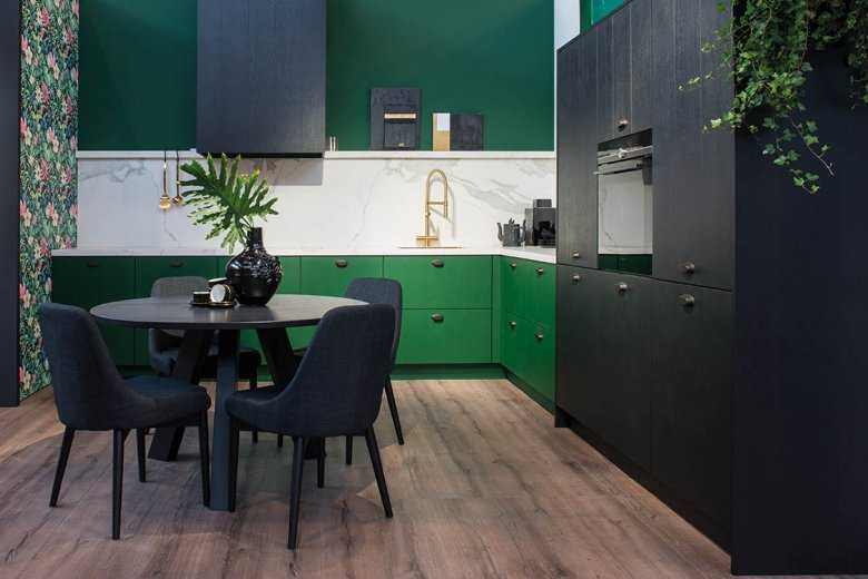 Зеленая кухня в интерьере — свежесть и безопасность зеленого в декорировании (130+ фото). что дарит этот природный цвет?