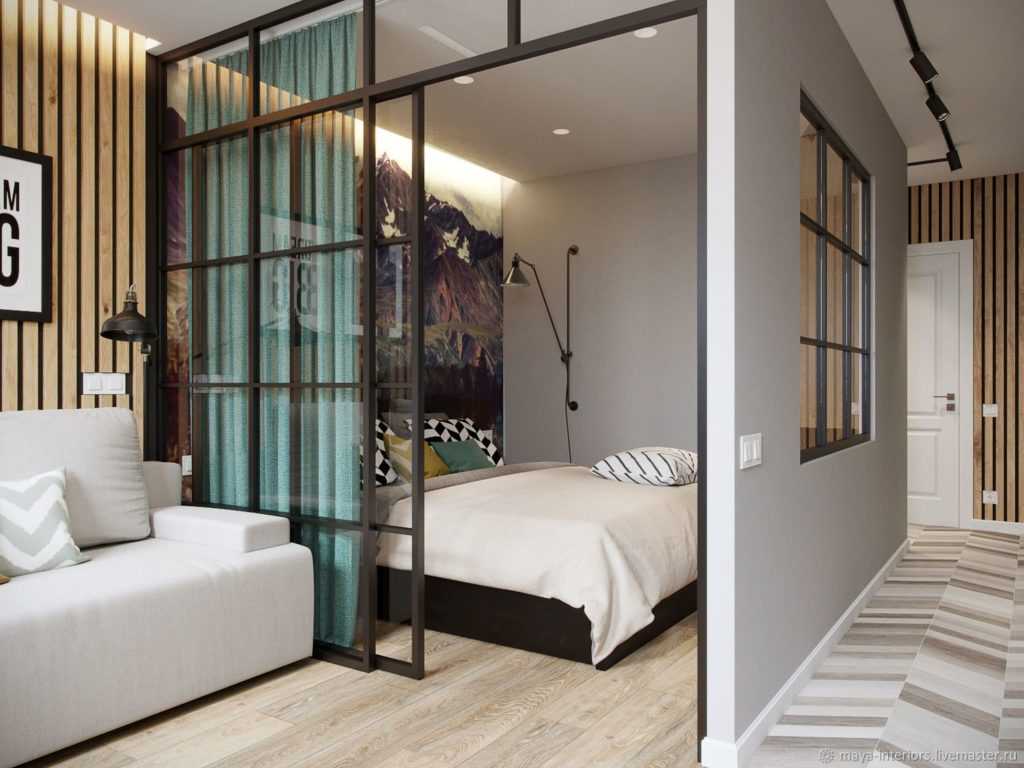 Зонирование комнаты на спальню и гостиную (102 фото): дизайн спальни с перегородкой, как совместить спальню и гостиную