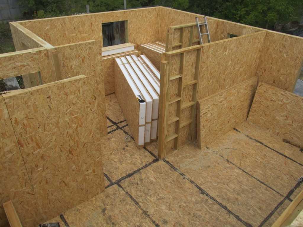 Пошаговое строительство дома из сип панелей своими руками от фундамента до фасада