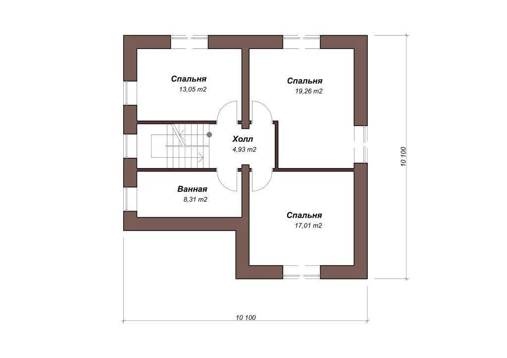 Планировка дома 6 на 8 м с мансардой (57 фото): план помещения 6х8 м, постройки из пеноблоков, бруса и каркасные мансардные дома