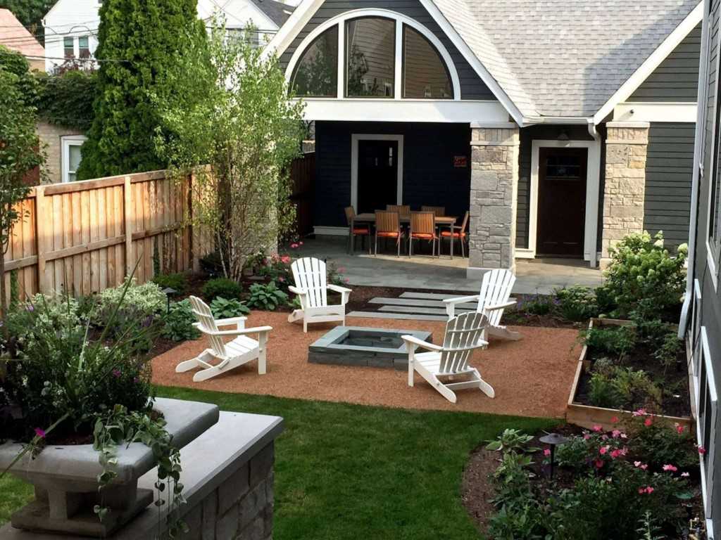 Варианты обустройства двора частного дома: 90 фото этапов оформления участка и варианты создания сада