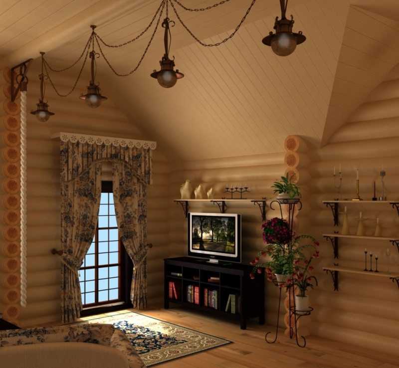 Интерьер деревенского дома: стилистические тонкости оформления и 85+ уютных и комфортных вариантов