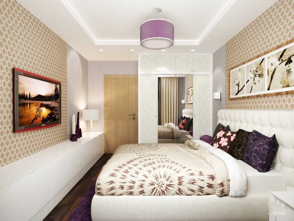 Дизайн спальни 17 кв. м (57 фото): зонирование спальни-гостиной, планировка пространства в прямоугольной комнате, дизайн-проект спальни в современном стиле