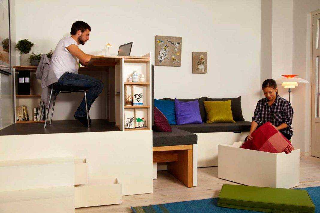 Идеи оптимизации пространства для маленькой квартиры - zefirka