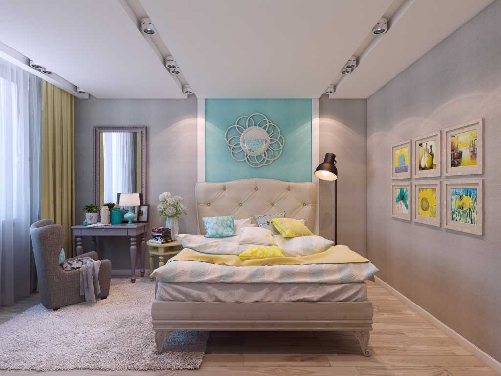 Дизайн спальни 19-20 кв. м (72 фото): интерьер комнаты с гардеробной и балконом 5 на 4 метра, планировка прямоугольной и других спален в современном стиле