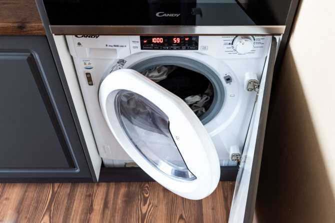 Стиральная машина на кухне: встраиваем технику в интерьер