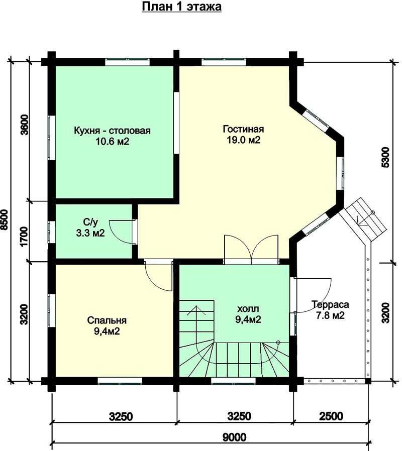 Популярные проекты двухэтажных домов 10 на 10: принципы грамотной планировки