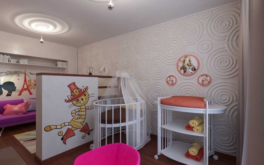 Идеи зонирования однокомнатной квартиры для семьи с ребенком