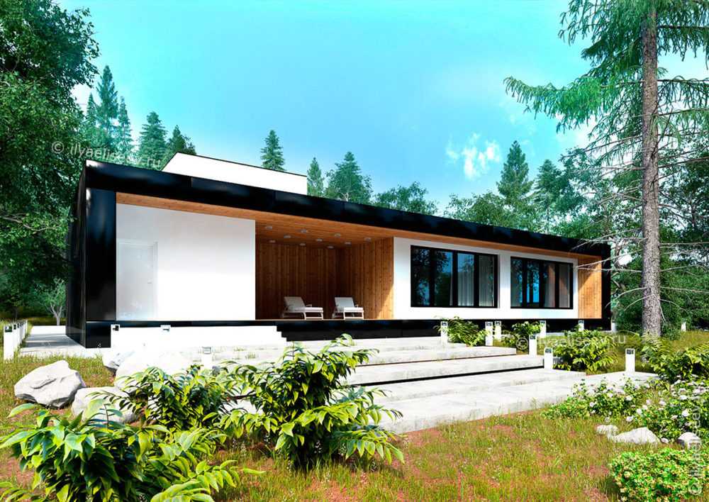 Дом с плоской крышей - 175+ (фото) проектов. простые технологии