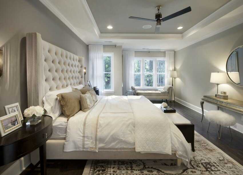 Дизайн спальни в современном стиле: 200+ фото простых и комфортных интерьеров