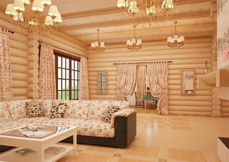 100 лучших идей: интерьер деревянного дома внутри на фото