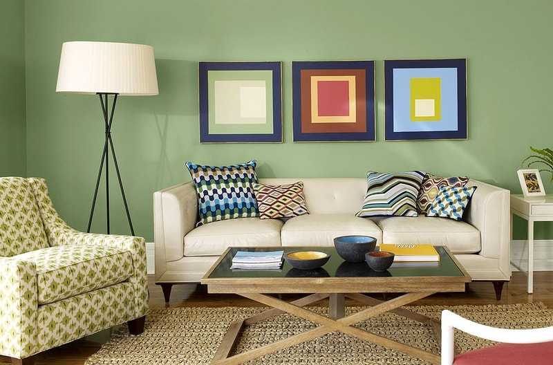 Фисташковый цвет в интерьере квартиры, кухни, спальни, фото