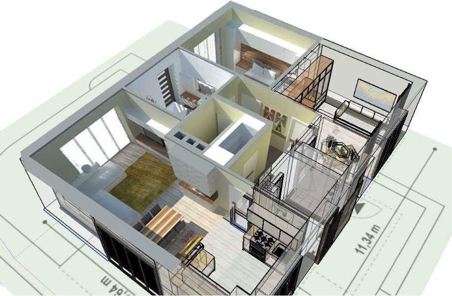 Проекты и планировка домов 6х6 с мансардой