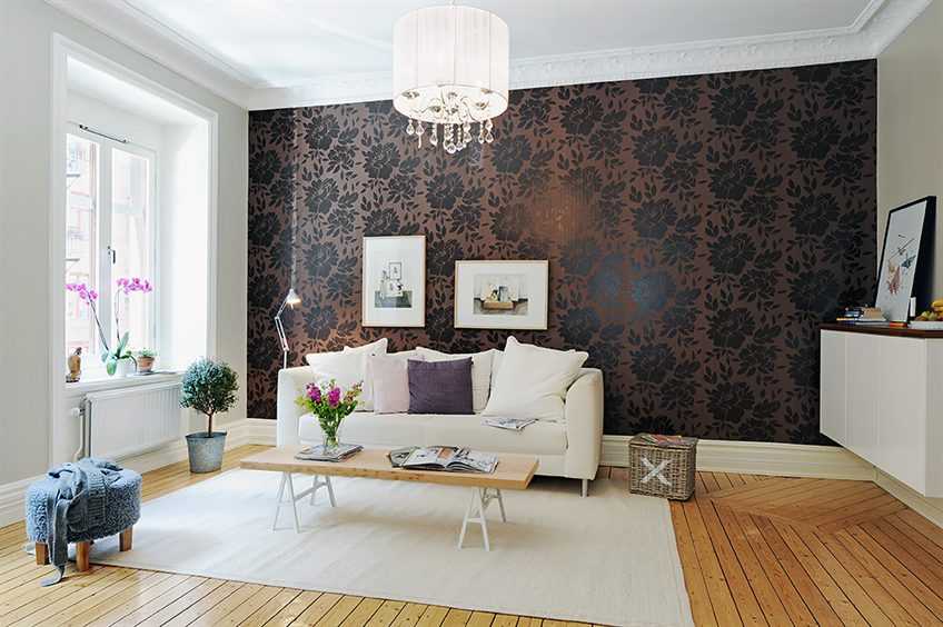 Правильное комбинирование обоев в интерьере (45 фото): дизайн стен в квартире, интересные сочетания и комбинации