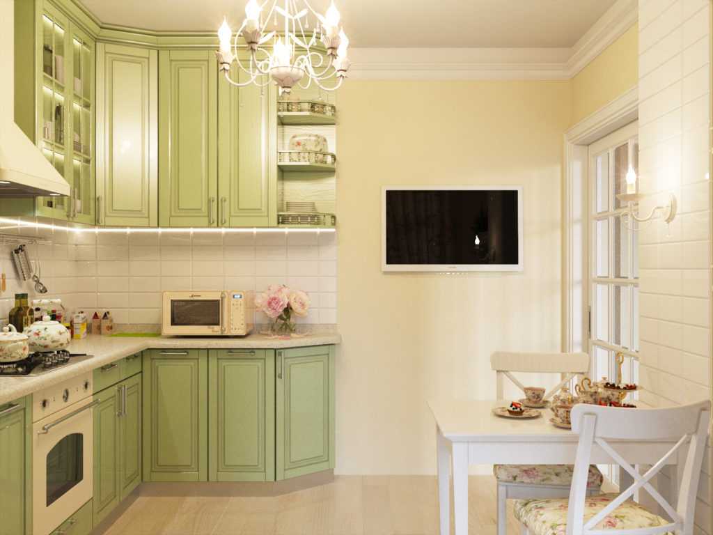 Кухни фисташкового цвета - фото интерьеров, особенности оформления, лучшие сочетания