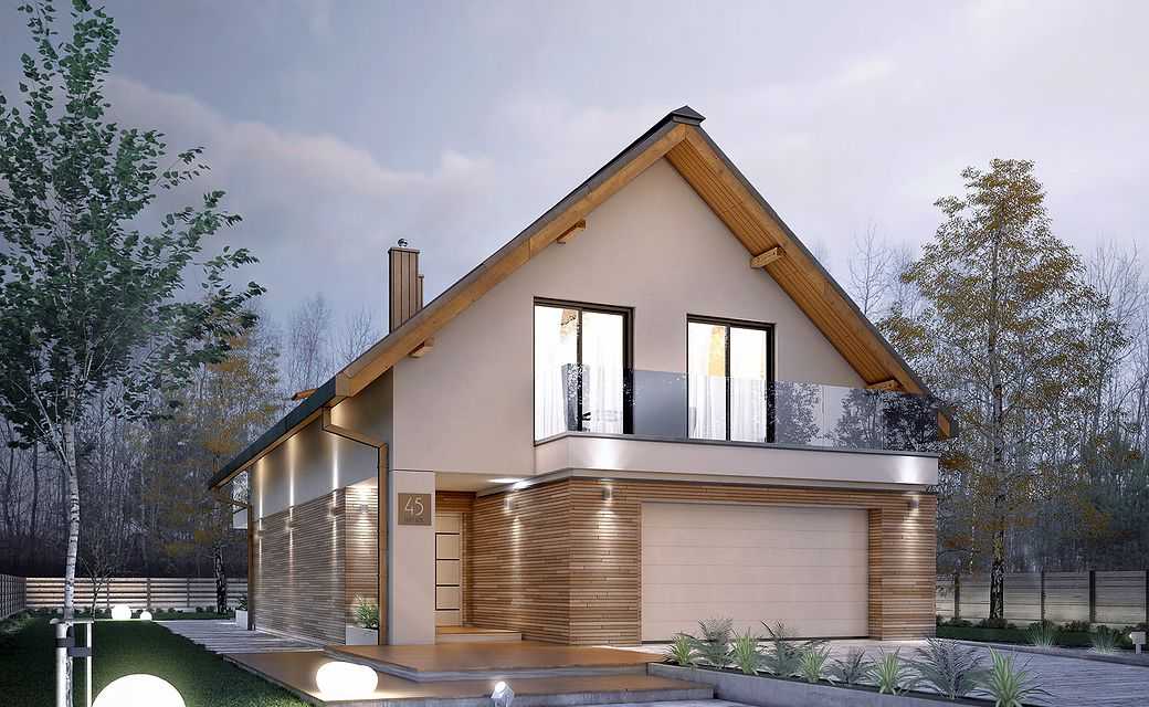 Проекты домов с двускатной крышей: фото коттеджей с 2-х скатной крышей, цена