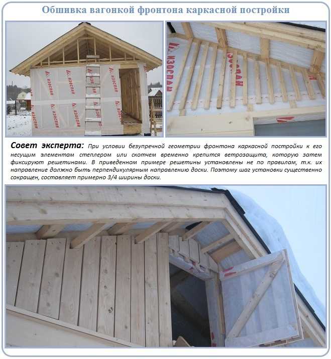 Фронтоны деревянных домов: сооружение каркаса, утепление системы, обшивка конструкции