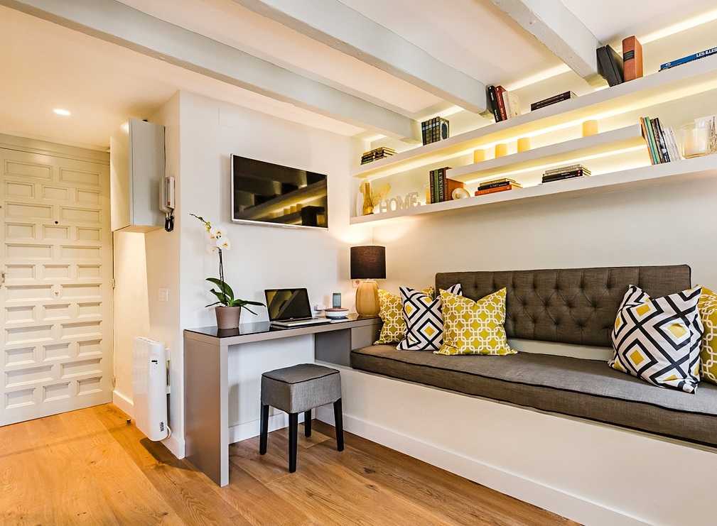 Дизайн однокомнатной квартиры-хрущевки 30 кв. м: фото лучших проектов