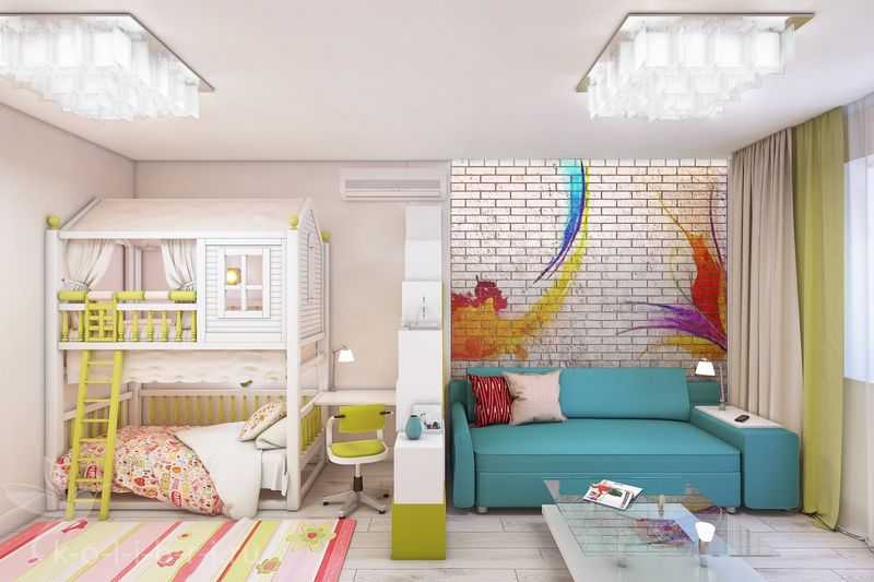 Гостиная-спальня (136 фото): интерьер совмещенной комнаты, дизайн-проект гостиной-детской в «хрущевке», выбираем спальное место