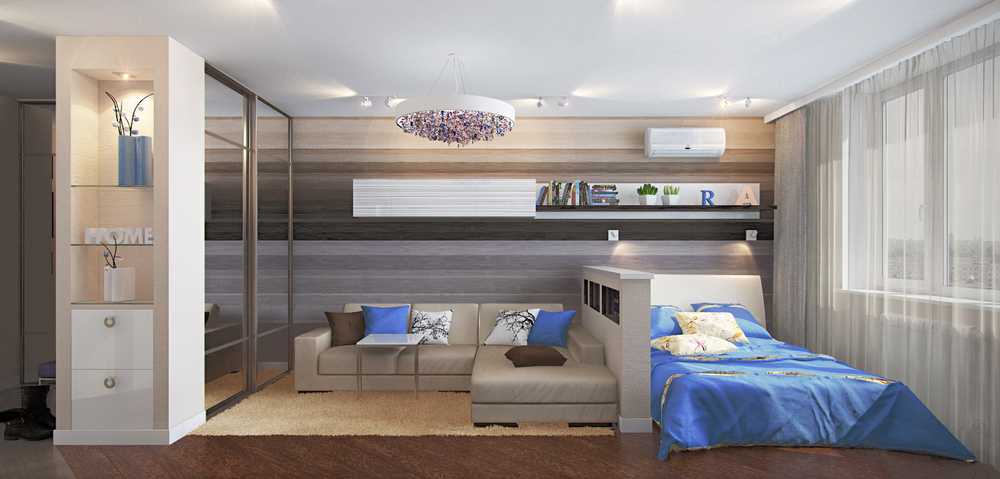 Дизайн прямоугольной спальни 16 кв.м. - 75 вариантов оформления