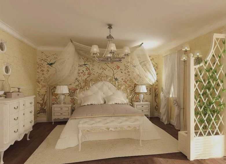 Интерьер спальни в стиле прованс: ремонт + дизайн | 16 фото