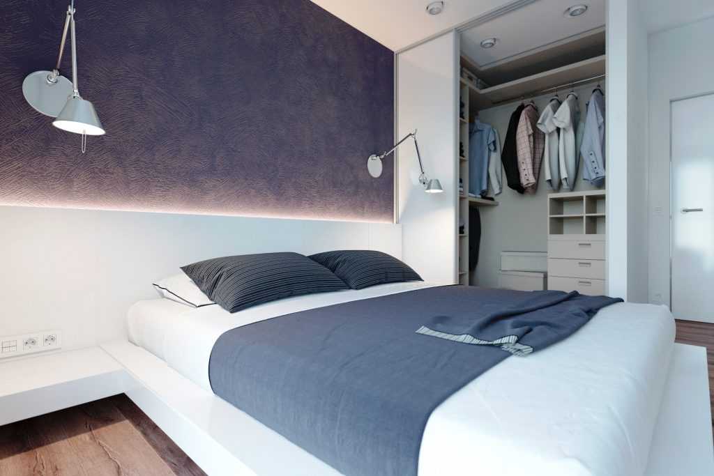 Спальня в скандинавском стиле (77 фото): дизайн интерьера спальни-гостиной, обои и освещение в маленькой комнате