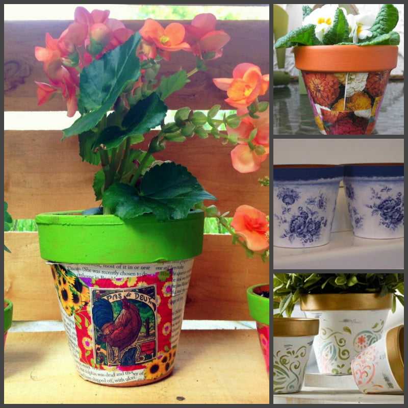 Декоративные горшки для цветов - мастер-класс с фото по созданию вазона