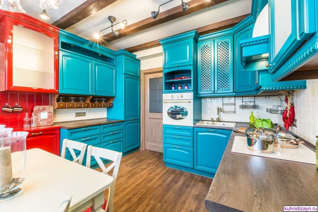 Кухня бирюзового цвета - 115 фото лучших интерьеров и дизайна!
