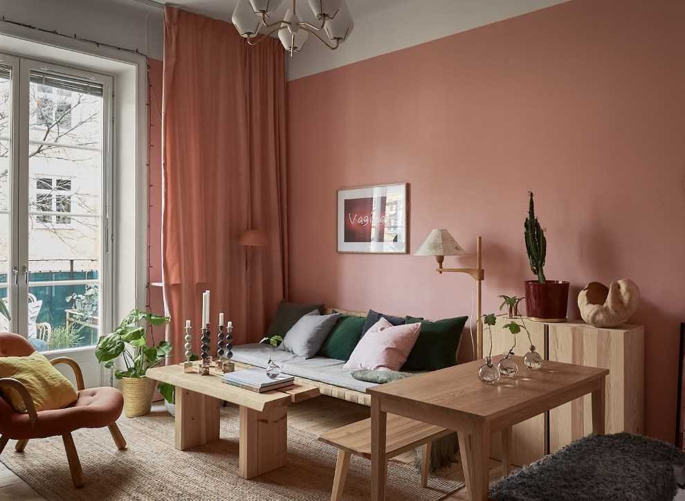 Розовый диван: советы, идеи дизайна и выбор аксессуаров (45 фото) | дизайн и интерьер