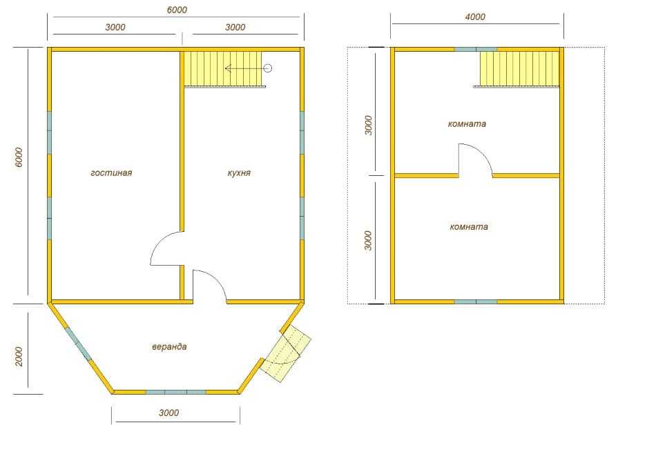 Проекты двухэтажных домов 7 на 9, достоинства и недостатки, возможности планировки