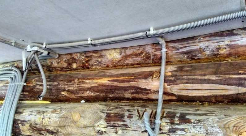 Монтаж проводки под гипсокартоном, электропроводка в деревянном доме своими руками