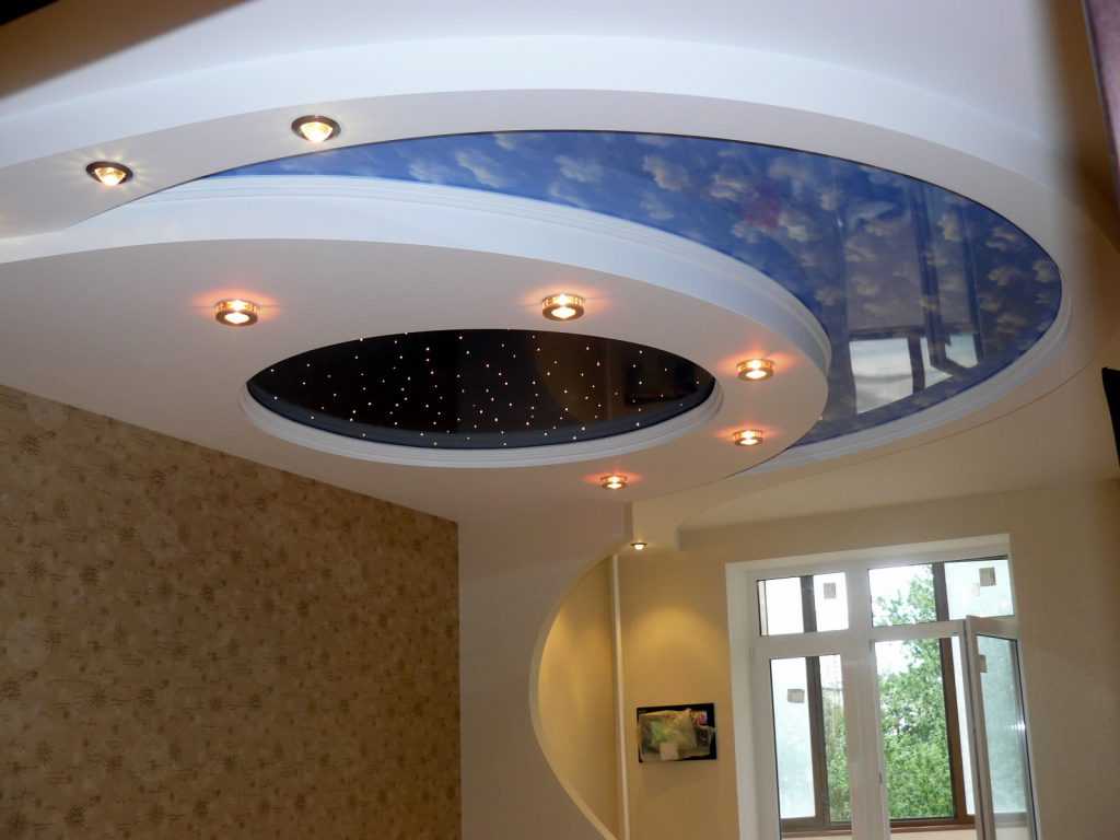 Двухуровневые потолки в дизайне интерьера