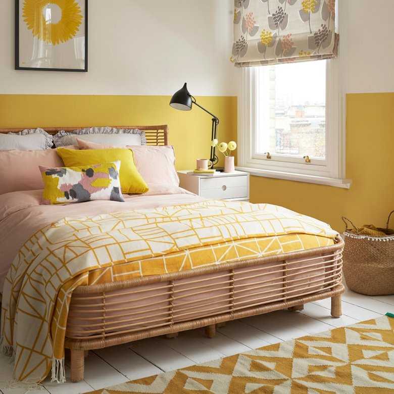 Спальня в желтых тонах: особенности интерьера в жёлтых тонах, использование жёлтого в дизайне спальни с фото.