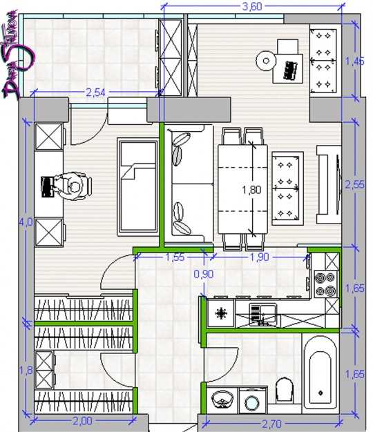 Перепланировка однокомнатной квартиры (59 фото): проект обустройства 1-комнатной студии в двухкомнатную, примеры и варианты переделки квартиры маленькой площади