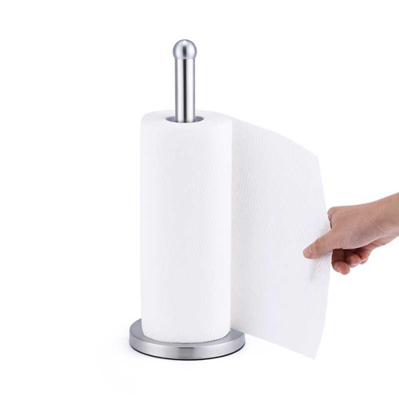 Настенный держатель для бумажных полотенец: металлический вариант для рулонных салфеток, дозатор для полотенец в рулонах, продукция umbra