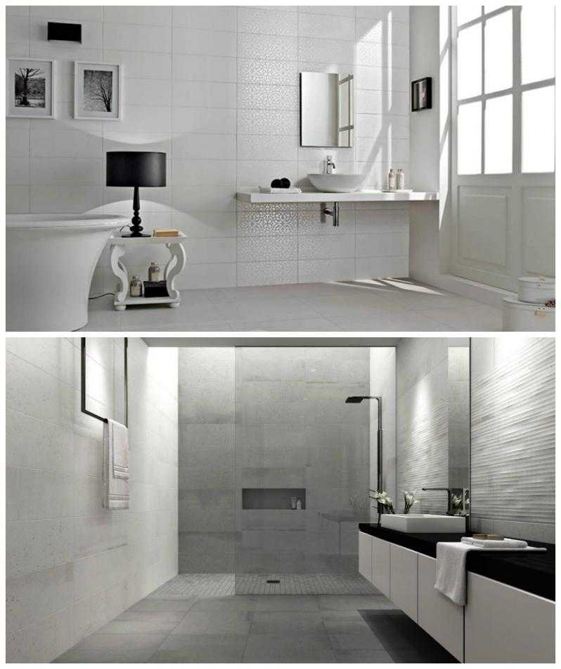 Белая плитка в ванной комнате: 80+ фото интерьера ванной с белой керамической плиткой