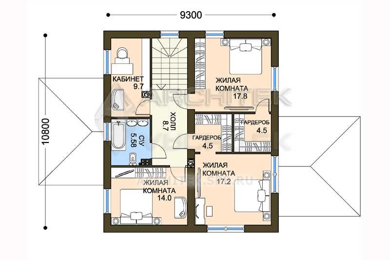 Дом 6 на 8 — современные проекты, обзор актуального дизайна и варианты планировки маленьких домов и коттеджей (110 фото)