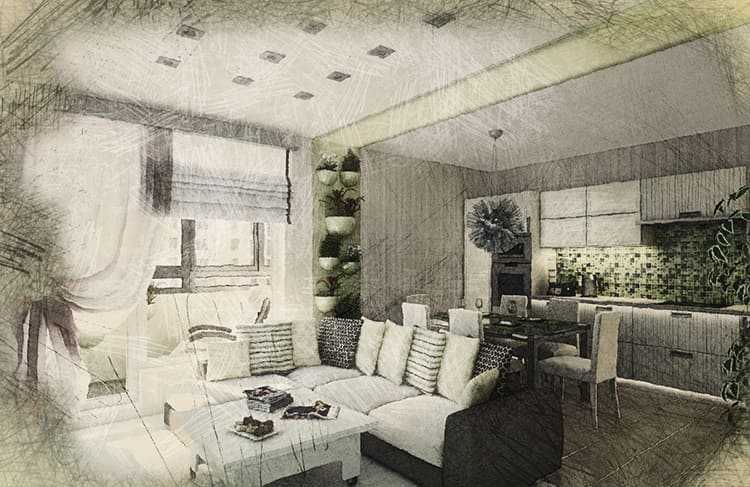 Планировка квартиры студии (маленькой комнаты), особенности разработки проекта 25-30 кв.м.