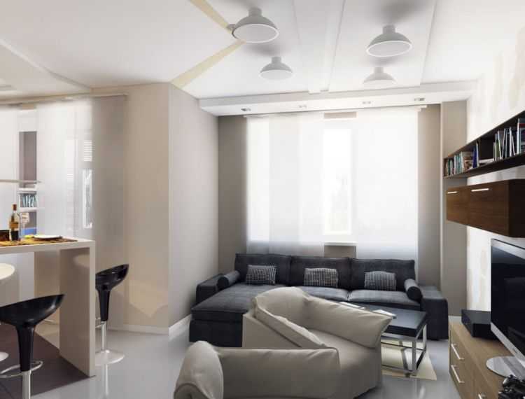 Дизайн квартиры 38 кв. м. – фото интерьера, зонирование, идеи обустройства